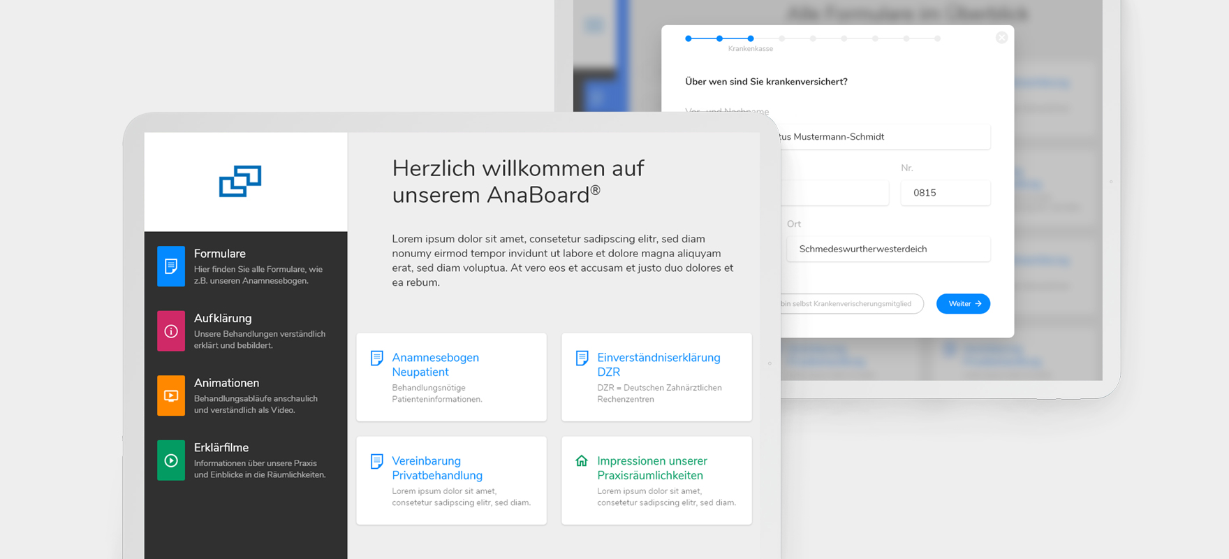 AnaBoard® dental Edition - Digitale Aufklärung und Anamnese ganz ohne Papier